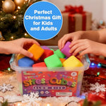 24 Pack Mini Slow Rise Stress Cube: Pull Stretch Fidget Toys For Anxiety Relief, Dough Squishy Toys Bulk For Kids, Classroom Prize Box Toys, Fidgets For Classroom, Hand Therapy Sensory Squishy Ball