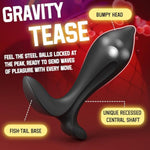Silicone Anal Plug Trainer Set, 3Pcs Butt Plug With Internal Steel Ball For Beginners Advanced Users, Whale Base Prostate & Pleasure Sex Toys For Women, Men Comfortable Long-Term Wear