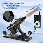 Sex Machine Thrusting Dildo Machine With Realistic Dildos, Fucking Machine For Man With 3Xlr Connector,Love Machine For Women,Adult Sex Toy For Couple With 7 Accessories