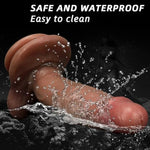 Realistic Liquid Silcone Dildos 10.63" Handmade Penis Cock With 3Xlr Adapter Flexible G Spot Anal Dildo For Men & Women Masturbation Adult Sex Toy