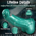 3.6'' Diameter Huge Thick Horse Dildo, 14 Inch Xxl Butt Plug Monster Animal Dildos With Dual Density Silicone Massive Penis, Gaint Horse Cock Dildo Anal Plugs Fantasy Sex Toy For Men Women Couples