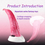 Monster Sex Toys Silicone Animal Dildo With Suction Cup Orca Penis Design Stimulation (M)