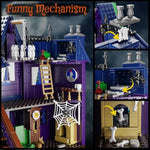 Haunted House Horror Building Set, Spooky Mansion Cartoon Movie House Block Toy Compatible With Lego, Gift And Decor Collection Set For Film Fans Boys & Girls Adult(1461 Pcs)