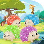 Crystal Growing Kit for Kids, 4-Color Hedgehog STEM Science Experiment Ages 8-12