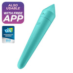 Ultra Power Bullet 8 Connect App Vibrator Sex Toy | Adult Toys For Women | Best Mini Clitoral Vibrator | Vibrating Sexual Pleasure Device | Stimulation Vibrators (Turquoise)