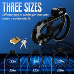 Male Chastity Cage, Chastity Device With 3 Sizes Rings And Invisible Lock For Man Penis Exercise Bondage Gear & Accessories Lightweight Adult Sex Toys