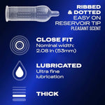 Durex Intense Sensation Dotted Premium Condoms - 3 Pack