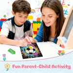 4 Pack Diamond Art Painting Kits for Kids Ages 8-12, 6X6inch, Fun and Easy DIY Craft