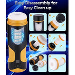 Masturbator App Controlled Sex Machine, Male Masturbator Cup With 8 Thrusting And Rotating, Adult Sex Toys With Realistic Textured
