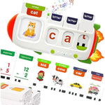 Alphabet Talking Flash Cards & Math Games For Kids 2-8, Speech Therapy Toys, Abc Learning Toys, 56 Math Flashcards & 106 Cvc Word Games, Preschool Kindergarten Gifts For Boys & Girls