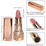 Hide & Play Rechargeable Lipstick Bullet Vibrator - Nude