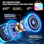 Karaoke Machine For Kids,Portable Bluetooth Speaker With Wireless Microphone For Illusionary Flowing Light,Karaoke Toys Gifts For Girls & Boys Ages 4-12 +Year Old Birthday Party