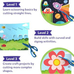 Felt Craft Activity Kit for Kids: Develop Scissor Skills with Fun Snipping Experience