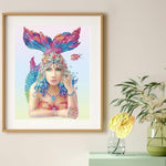 DIAMOND DOTZ Mystic Mermaid Diamond Painting Kit for Adults with Gems