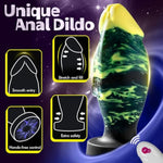 Vibrating Anal Dildo With Suction Cup, Large Silicone Anal Plug Fantasy Dildo For Anal Play & Anal Stretching, Xl Monster Butt Plug Sex Toy For Men & Women