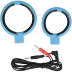 Bi-Polar Silicone Cock Ring Set, Blue (Ze-Vf676)