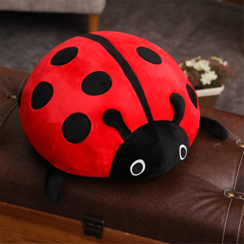 Cute Plush Toy Soft Ladybug Ladybird Insect Hold Doll Pillow Cushion Novelty C