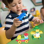 138 Piece Building Blocks For Kids Toddlers, Classic Big Bricks Set Compatible With All Major Brands, Stem Large Building Toys With Gift Box For All Ages Boys Girls