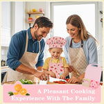 19Pcs Kids Cooking Sets Real With Kids Knife Set For Real Cooking, Kid Safe Knife Set For Real Cooking With Kids Cutting Board And Knife Set, Toddlers Kitchen Tools, Kids Chef Hat And Apron