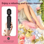 Vibrator Wand?Vibrators For Her?Female Adult Sex Toys?Wand Massager?Clit Vibrator, Sex Vibrators,G Spot Dildo?With 8 Speeds Of Pleasure & 20 Patterns, Powerful,Quiet, Waterproof (Rose Red)
