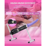 Automatic Sex Machine, Dildo Thrusting Machine With 3 Dildos, 3.5" Suction Cup, Remote Control For Women Men Couples, Adult Sex Toy Machine Attachment For Vaginal Anal Sex Massage Masturbation