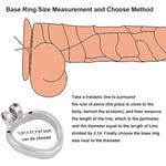 Ergonomic Design 304 Stainless Male Chastity Device Base Ring Spares H345 (1.77 Inch / 45Mm)