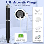 Portable Powerful Pen Vibrator,G Spot Clitoral Stimulator Pen Vibrating Massager With 10 Frequency Vibrations,Sexy Toys For Adults Couples (Black)