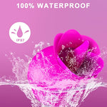 Clitoral Licking Tongue Vibrator With 10 Strong Vibration Modes, Clit Mini Rose Vibrator For Nipples And Clitoris Quick Orgasm, Rechargeable & Waterproof Adult Sex Toy For Women And Couples