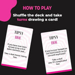 Tipsyhoe : A Girls Night Game - Bachelorette Night Game - Bachelorette Party Game - Drinking Games - Party Game - A Drinking Card Game