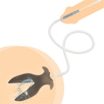 Hollow Silicone Open Anal Butt Plug Threaded Urethral Penis Plug Male Masturbation Transparent Enema Anal Plug Adult Sex Toy