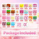 Magnetic Building Blocks, Stem Toys Educational Magnet Cubes For Kids Ages 4-12 (Pink Castle-150Pcs)