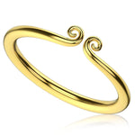 Male Delay Glans Ring Penis Rings Cockring Cock Stretcher Penis Enlargement Exercise Testicles Stimulates Erection Pleasure Enhancing Men Sex Toys Gold (S)