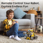 Robot Building Kit With Remote Control Gifts For Kids Boys Ages 8-13, Coding Christmas Stem Robotic Technic Racer Car Toys For Birthday, Build 6In1 Model With 631 Pieces