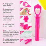 1 Menstrual Cup & Applicator Set - Softest Reusable Menstrual Cup - Inserts and Removes Like a Tampon - Made Easy - Every Woman Can Now Use Menstrual Discs