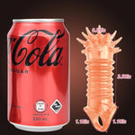 Male Penis Sleeve Tpe Cock Sleeve Penis Extender Girth Enhancer Sleeve Cock Extender Penis Sheath Cock Sheath Adult Sex Toys For Men (Flesh)