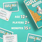 Gullible: The Hilarious Team Game Of Creativity, Bluffing And Astonishing Facts. Will You Fool Your Family And Friends Or Believe The Unbelievable (Gullible - Same Game, Smaller Box) (New Edition)