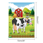 Pin The Tail On The Cow Birthday Party Game With 24 Pcs Tails For Decorations, Kids Birthday Party Decorations