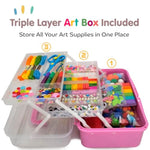 Art Kit for Kids Ages 4-8, Arts and Crafts Supplies Set