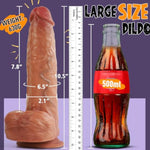 Realistic 10.5” Thick Thrusting Dildo Vibrator With App, 5 In 1 Large Vibrating Dildo With Powerful Suction Cup For Anal And G Spot, Huge Silicone Dildos Sex Toy For Men And Women