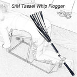 Sm Tassel Whip Flogger, Sex Paddle Crop, Whip Spanking Cane, Adults Leather Spanking Whip, Sex Bondage Play Cosplay Spank Tassel Flogger Sex Toy