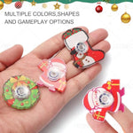 24Pcs Christmas Fidget Spinner Toys,Party Favors Birthday Gifts Goodie ,Autism Sensory Toys For Boys Girls Stress Relief,Treasure Box Toy For Classroom Prizes Supplies (Christmas)