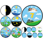 28 Set 7 Days of Creation Sticker for DIY Bible Crafts Make Your Own Craft Gifts