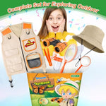 Kids Explorer Kit & Bug Catcher Kit, Kids Camping Gear For Kids, Outdoor Exploration Set With Vest & Hat, Ideal Outdoor Camping Adventure Toys For Ages 3 4 5 6 7 8 Boys Girls