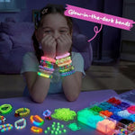 Glow in the Dark Rubber Band Bracelet Making Kit for Girls Age 7+