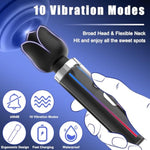 Rose Vibrator Wand Massager Sex Toys For Women And Men, Sex Wand Mini Vibrator Clitoral Nipple Stimulator Adult Toys With 10 Powerful Vibration Modes G Spot Perineum Vibrating For Couple Play