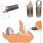 2Pcs Penis Rings For Men, Reusable Cock Rings Penis Enlarge Sleeves Girth, Long Lasting Delay Ejaculation Sexual Stimulation Enhancement Sex Adult Toys For Men Couples