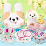 Plush Dog Toys For Kids With Crossbody Bags Princess Jewelry, Robot Puppy With Leash Walking Barking, Pretend Play Dress Up Interactive Stocking Stuffers For Toddler Girl Toys Birthday Gifts