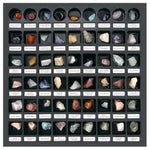 Rock Collection Starter Kit - 54 Pcs Assorted Gemstones, Crystals, Rocks & Minerals, With Learning Book & Id Cards, Earth Science Kit Toy, A Geology Gift For Kids & Adults Ages 8+
