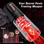 Male Masturbator Male Sex Toys - Sex Toys For Men Penis Pump With 9 Sucking & Thrusting & Rotating & Licking, Mens Sex Toys - Pumps & Enlargers Lcd Adult Toys Pocket Pussy Sex Machine Stroker