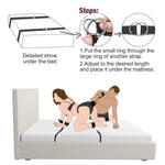 Bondage Restraints Bdsm Kit Sex Toy, Versatile Bed Restraints Sex Toys With Sex Straps Bondage Cuffs Blindfold & Feather